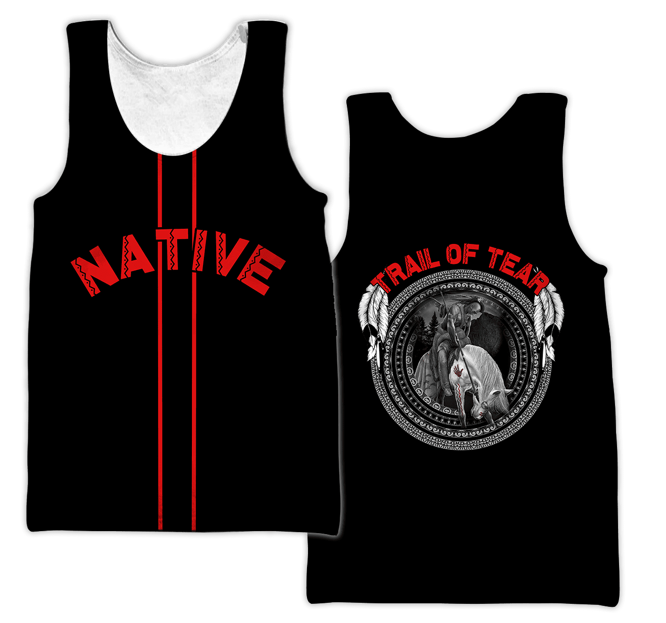 Summer Collection - Customized Native American 3D All Over Printed Unisex Shirts