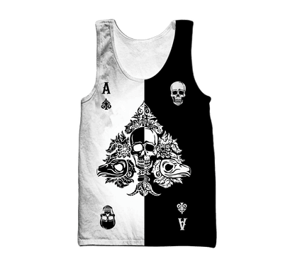 Gothic Skull 3D All Over Printed Unisex Shirts