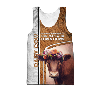 Cow 3d hoodie shirt for men and women DD11182005