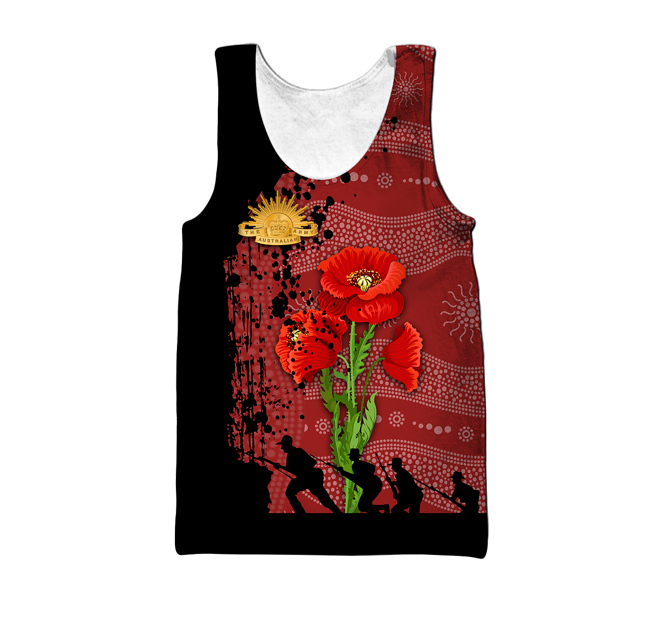 Premium Anzac Day Poppy 3D Printed Unisex Shirts TN