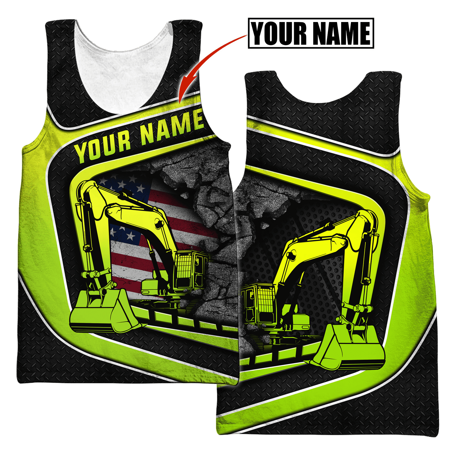Custom Name XT Excavator Shirts Pi29052101