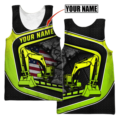 Custom Name XT Excavator Shirts Pi29052101