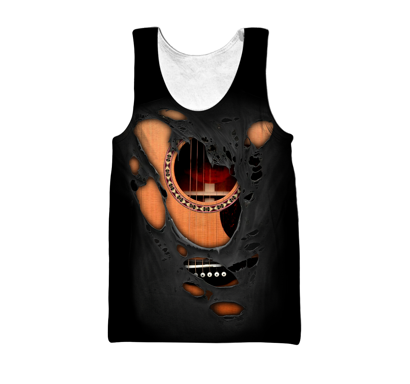 Guitar Musical Instruments All Over Printed Unisex Shirts