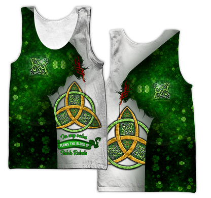 Premium Unisex Hoodie Irish St.Patrick Jesus Irish Rebel In My Vain ML