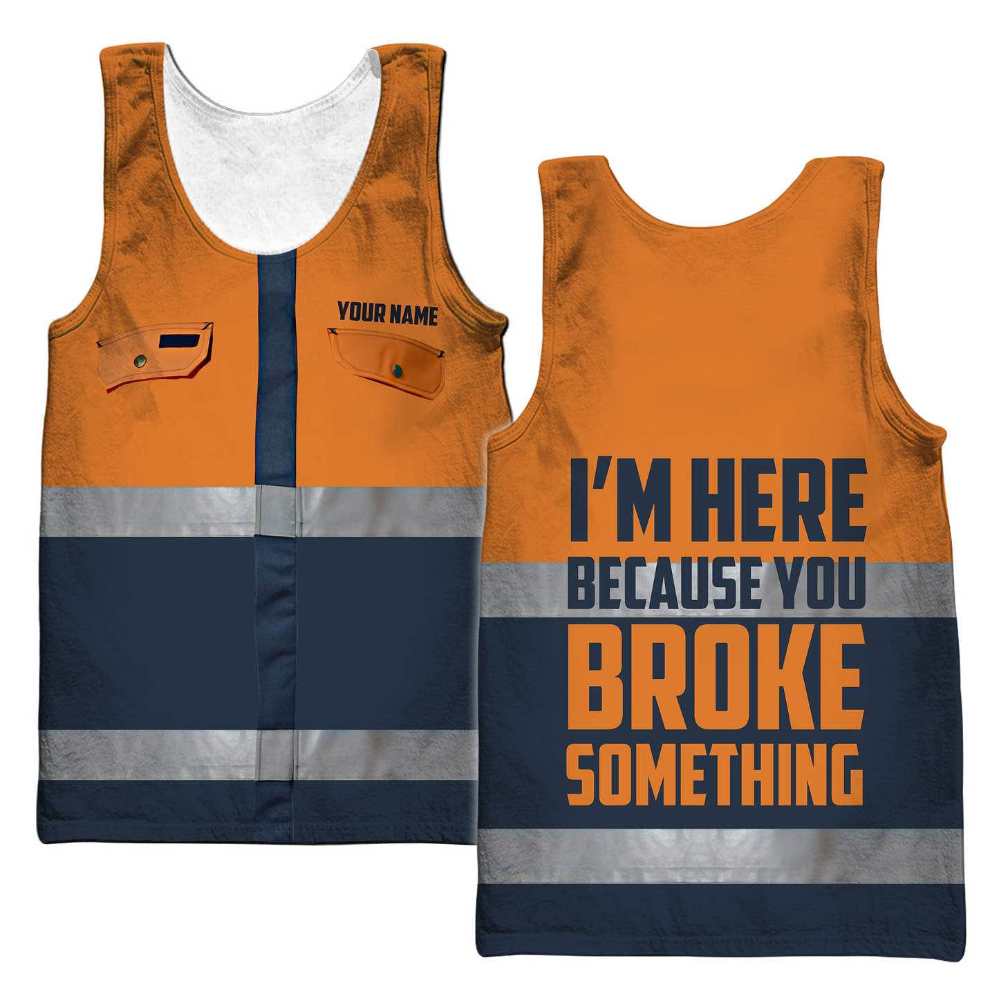 Personalized Mechanic Safety 3D All Over Printed Hoodie For Men and Women Pi112054