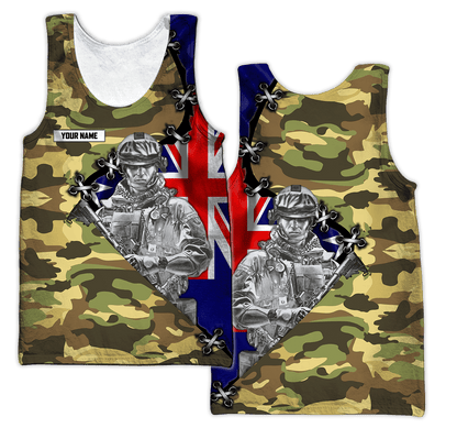 Personalized Australian Army Anzac Day 3D Printed Unisex Shirts TN