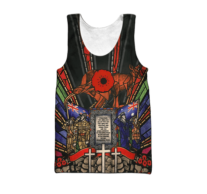 Premium Anzac Day Lest We Forget 3D All Over Printed Unisex