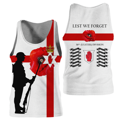 36th Division Remembrance Day Lest We Forget 3D All Over Printed Unisex Shirts