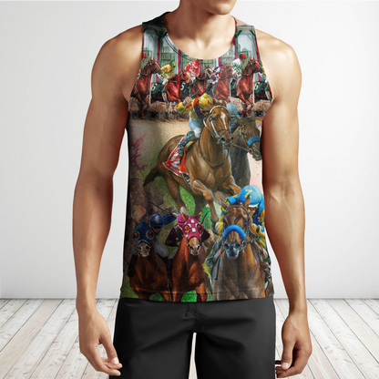 Racing Horse 3D All Over Printed Unisex Shirts