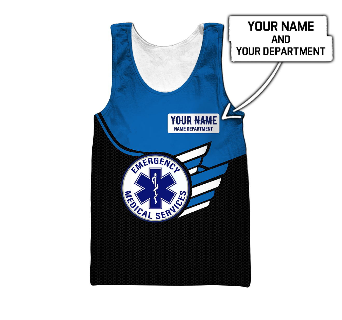 Personalized Name EMS 3D All Over Printed Unisex Shirts Ver 5
