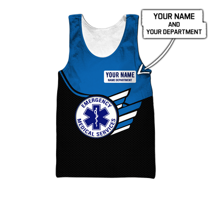Personalized Name EMS 3D All Over Printed Unisex Shirts Ver 5