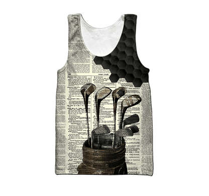 Golf Dictionary 3D Printed Shirts