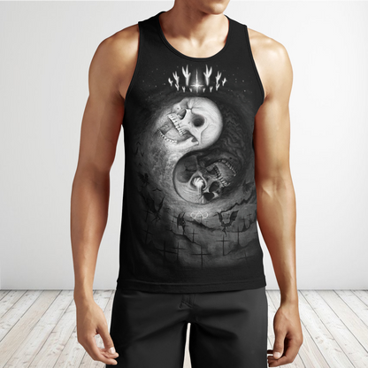 Yin Yang Skull Hoodie For Men And Women MH25012102