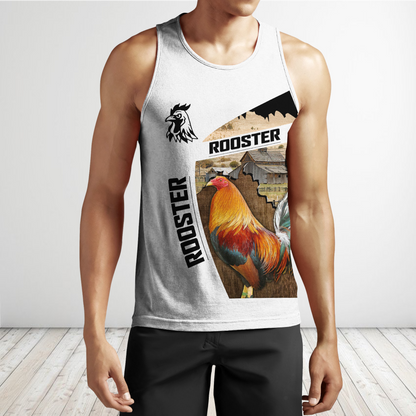 Personalized Rooster 3D Printed Unisex Shirts MH28042101.S1