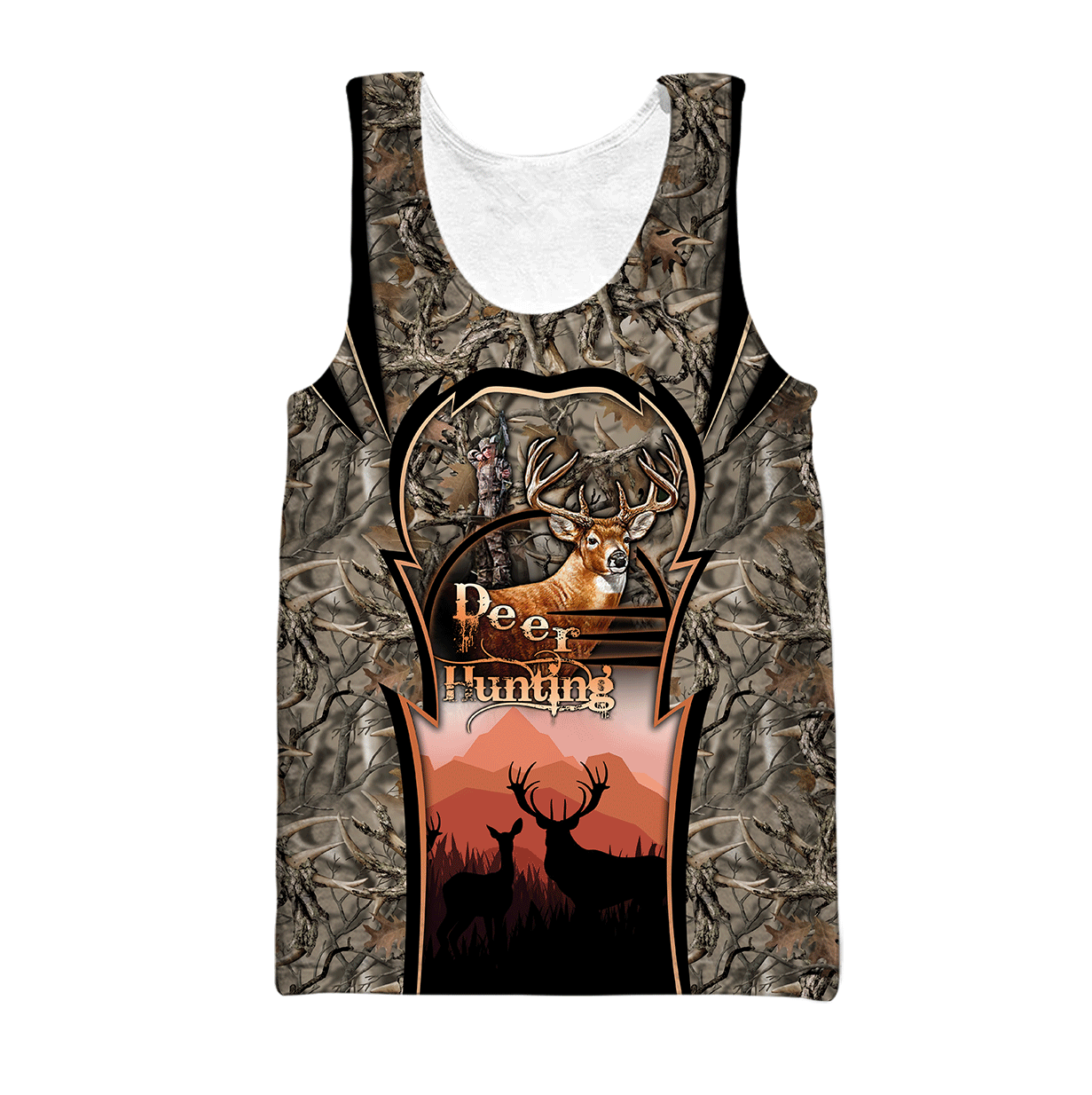 Deer Hunting Persionalized Name 3D All Over Printed Shirts