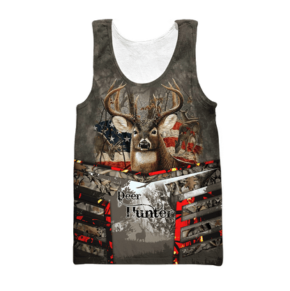 Deer Hunting Personalized Name 3D All Over Printed Shirts AM19052102