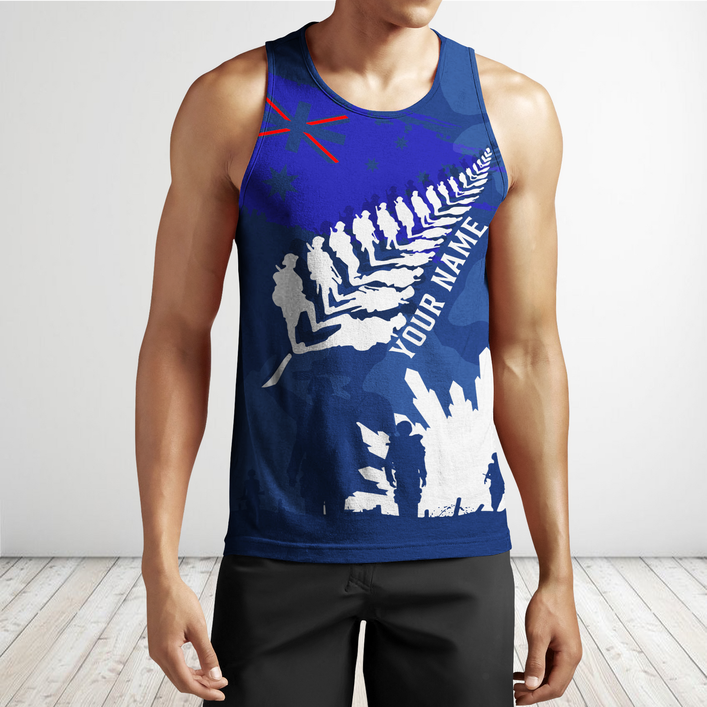 Personalized Name Anzac Day 3D All Over Printed Unisex Shirts