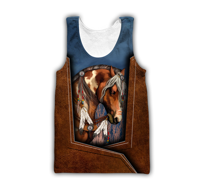Customized name Native American 3D All Over Printed Unisex Shirts