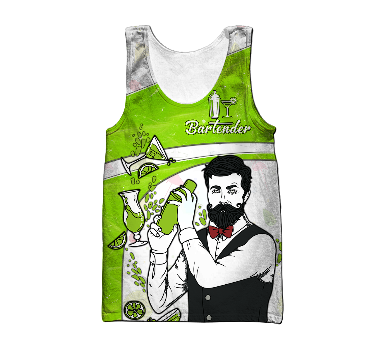 3D All Over Printed Bartender for men DA19052105