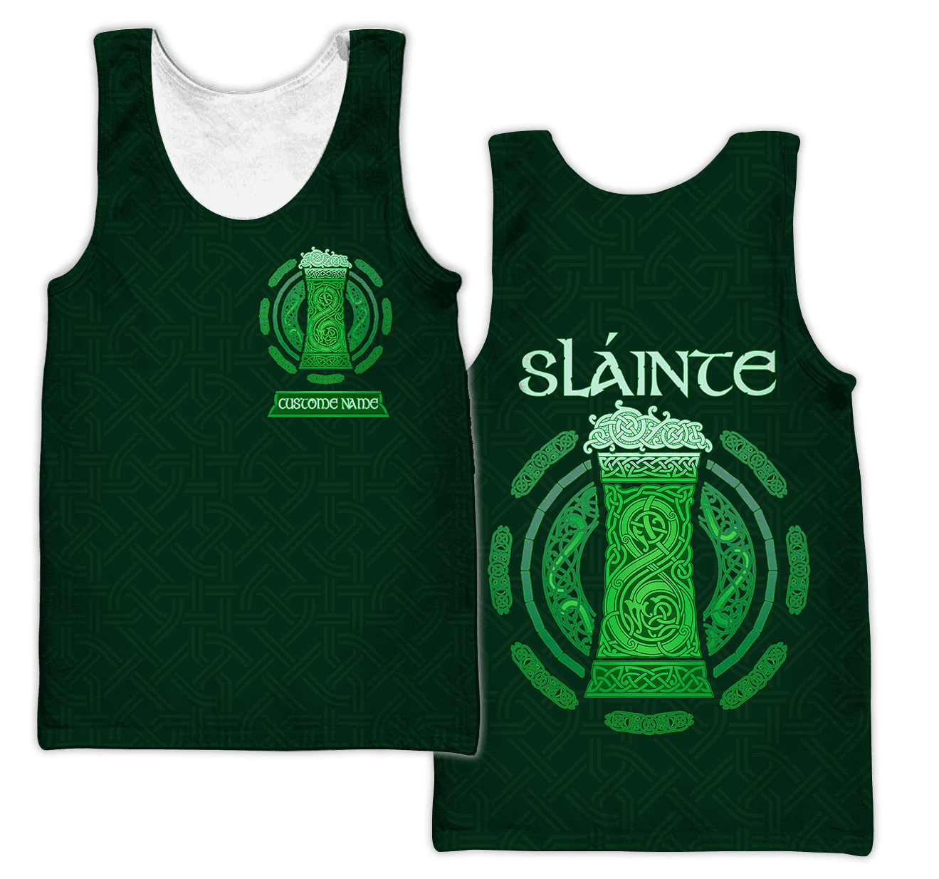 Personalized Irish Saint Patrick's Day 3D Printed Unisex Shirts TN