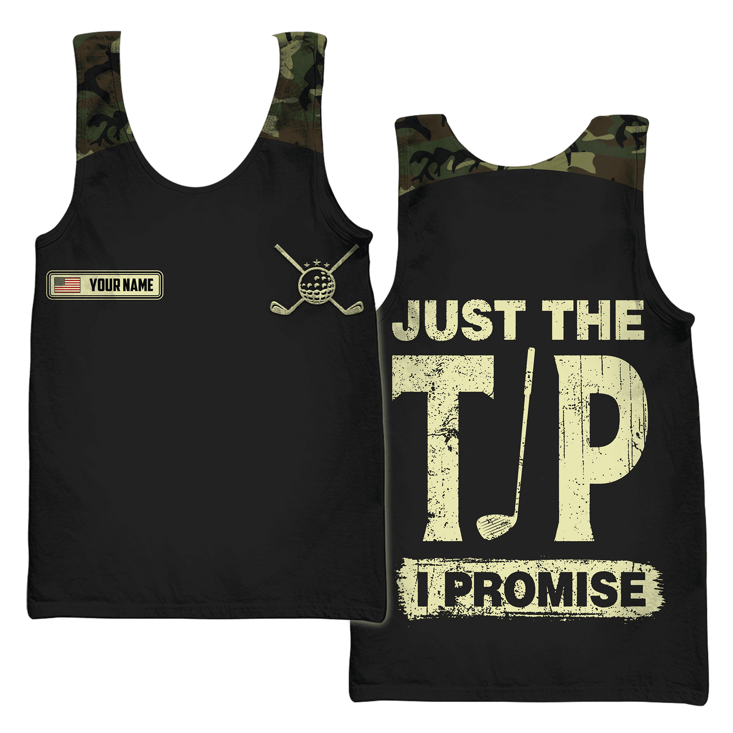 Custom Name XT Golf Lovers 3D Printed Shirts