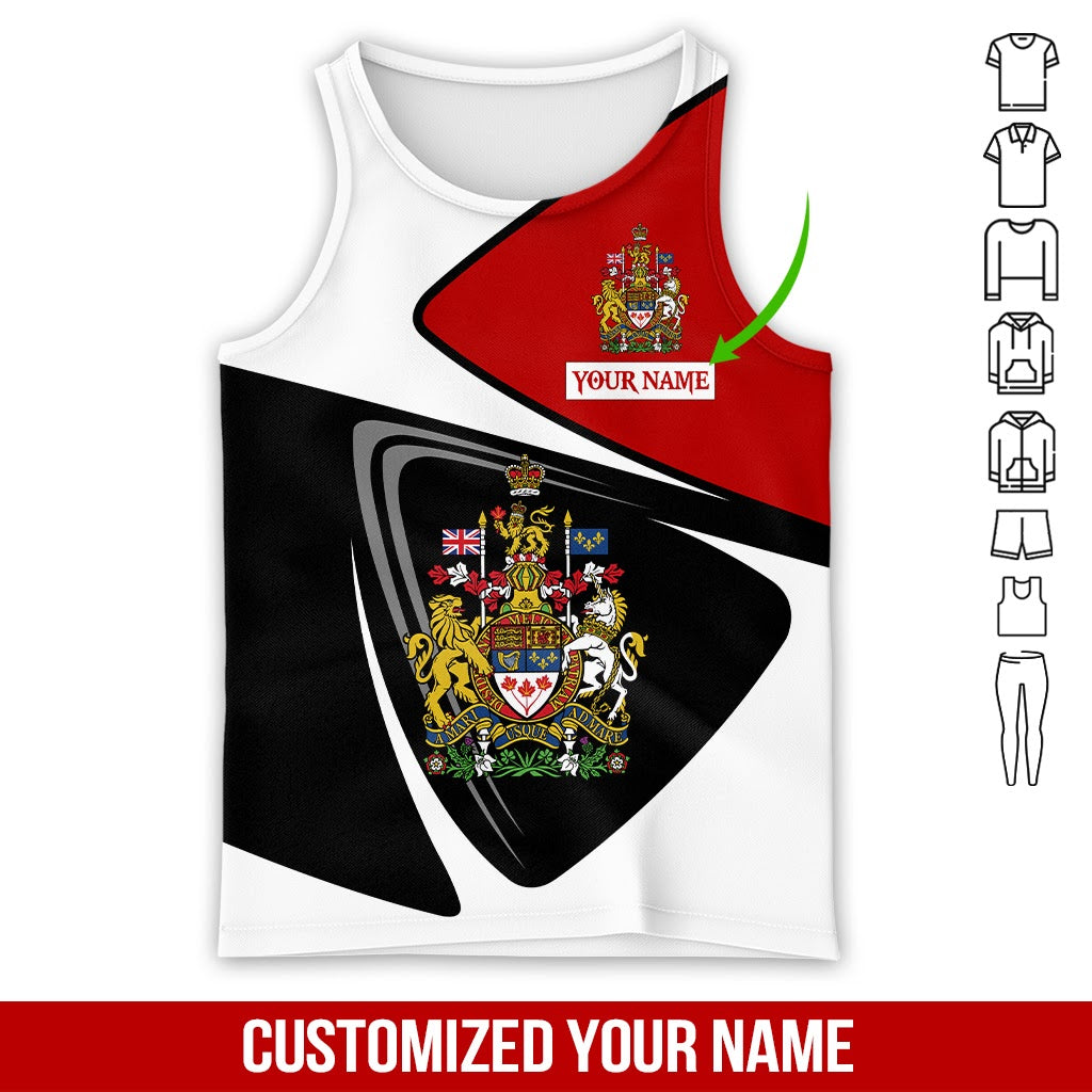 Personalized Name XT Canada Coat of Arms  3D All Over Printed Shirts 15032101.CXT