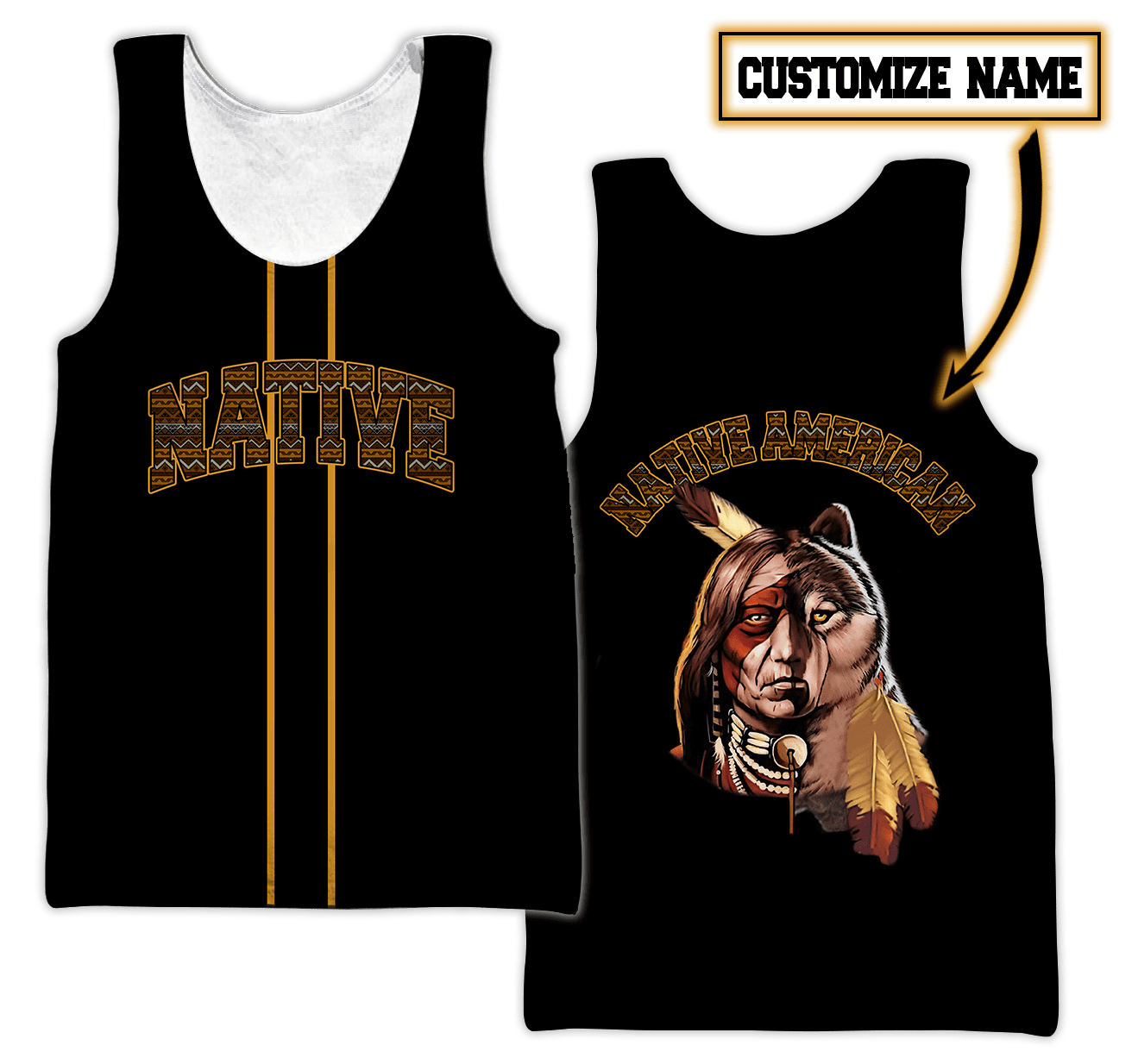 Summer Collection - Customized Native American 3D All Over Printed Unisex Shirts