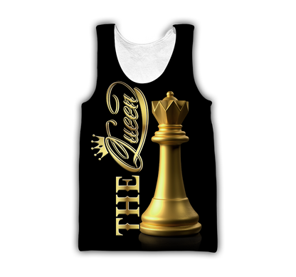 3D All Over Printed Chess Lovers- Queen Unisex Shirts  NTN17022101 Custom Name XT