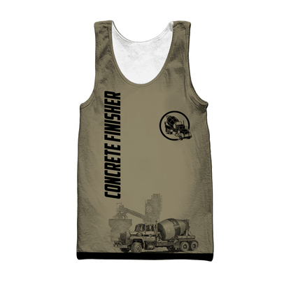 Legend Concrete Finisher 3D printed shirts