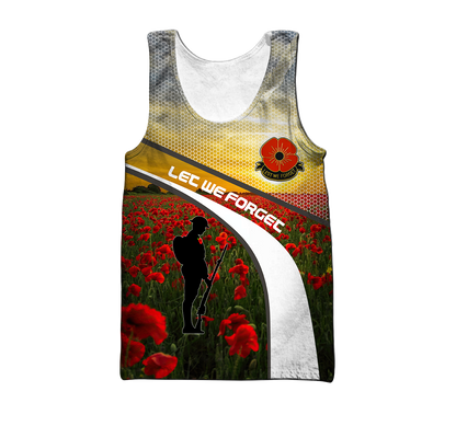 Premium Anzac Day 3D All Over Printed