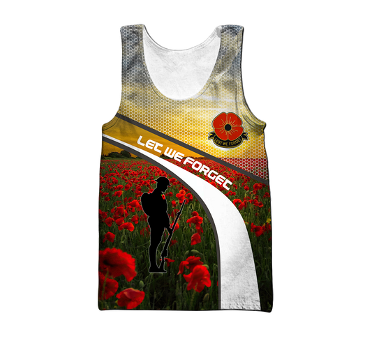 Premium Anzac Day 3D All Over Printed