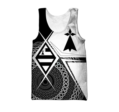 Premium Personalized 3D Printed Bretagne Shirts MEI