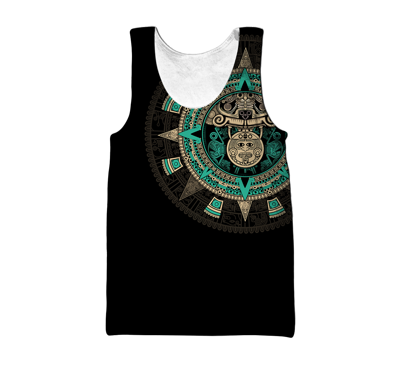 Aztec Mexico Blue 3D All Over Printed Unisex Shirt
