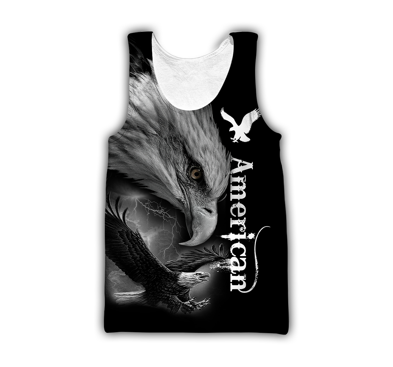Personalized Name Eagle American 3D All Over Printed Hoodie NTN12052107
