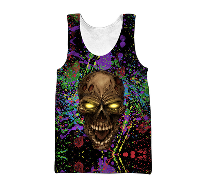 Colorful Skull Hoodie For Men And Women MH25012103