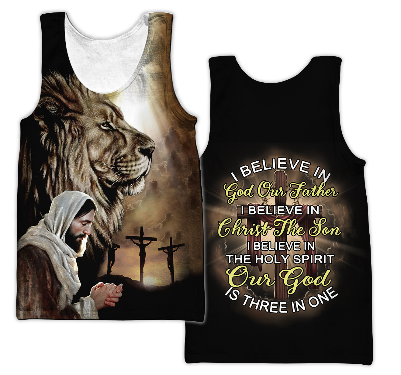 Lion Jesus 3D All Over Printed Shirts