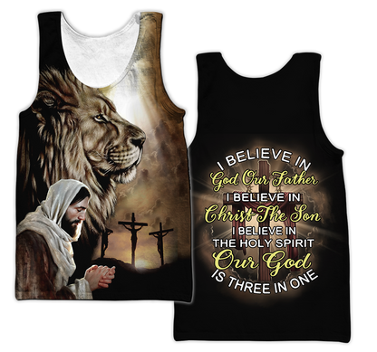 Lion Jesus 3D All Over Printed Shirts