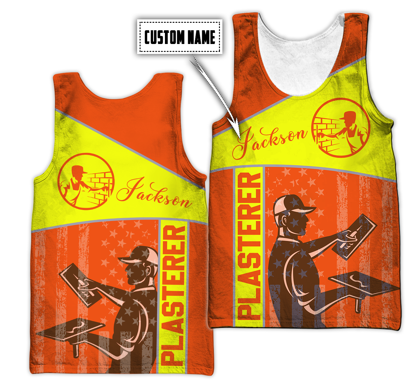 3D All Over Printed Plasterer Unisex Shirts Personalized Name XT