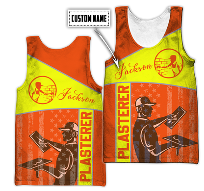3D All Over Printed Plasterer Unisex Shirts Personalized Name XT