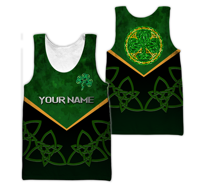 Customize Name Irish 3D All Over Printed Unisex Shirts Saint Patrick's Day