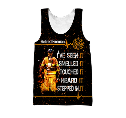Customize Name Retired Firefighter Hoodie For Men And Women TNA19032102