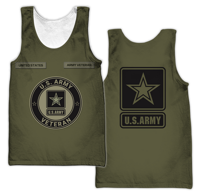 Personalized Name US Army 3D All Over Printed Shirts PD19042103