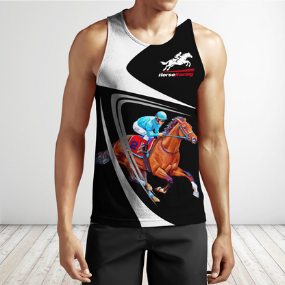 Horse Racing 3D All Over Printed Unisex Shirts