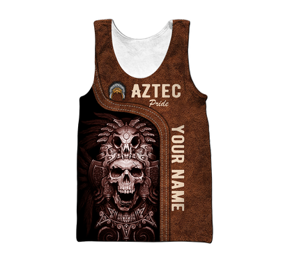 Personalized Name Aztec Pride 3D All Over Printed Hoodie DQB19042101