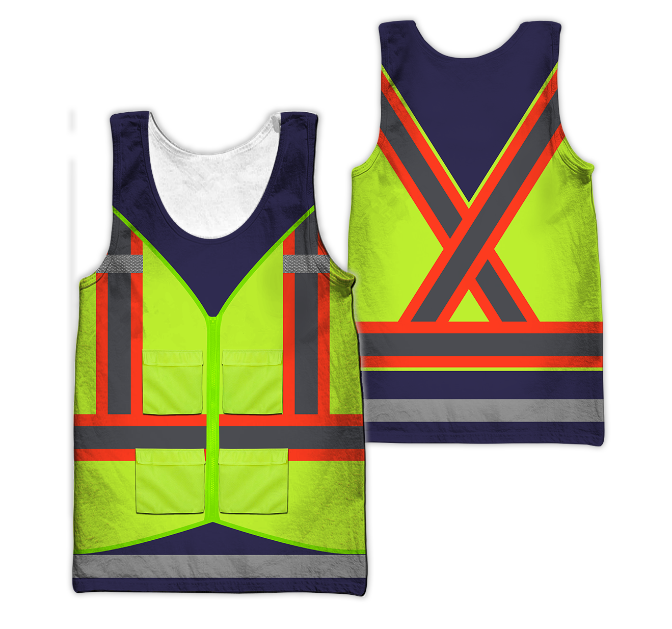 Personalized Trucker Safety 3D Printed Unisex Shirts TN