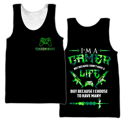 3D All Over Printed Game Lover  Unisex Shirts Custom Name XT