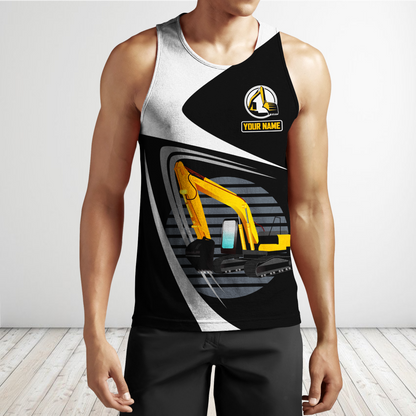 Custom Name XT Excavator 3D Printed shirts