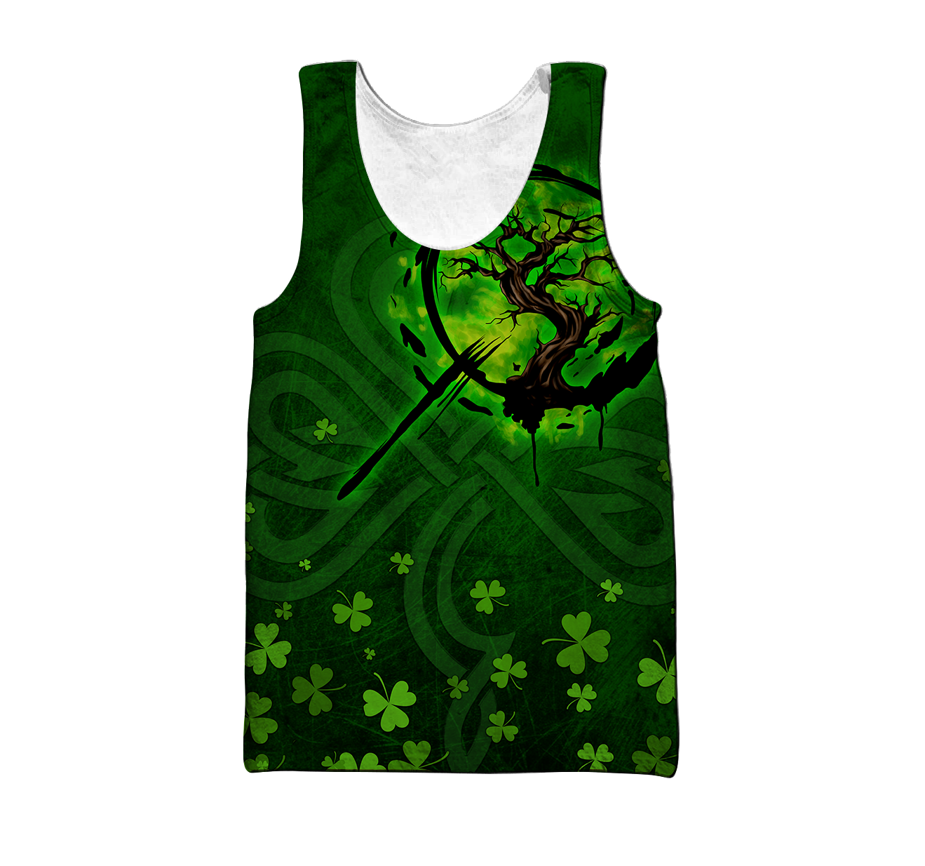 Premium Unisex Hoodie Irish St.Patrick Tree Of Life ML