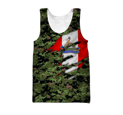 Royal Canadian Dragoons Pullover 3D All Over Printed Shirts PD12032103