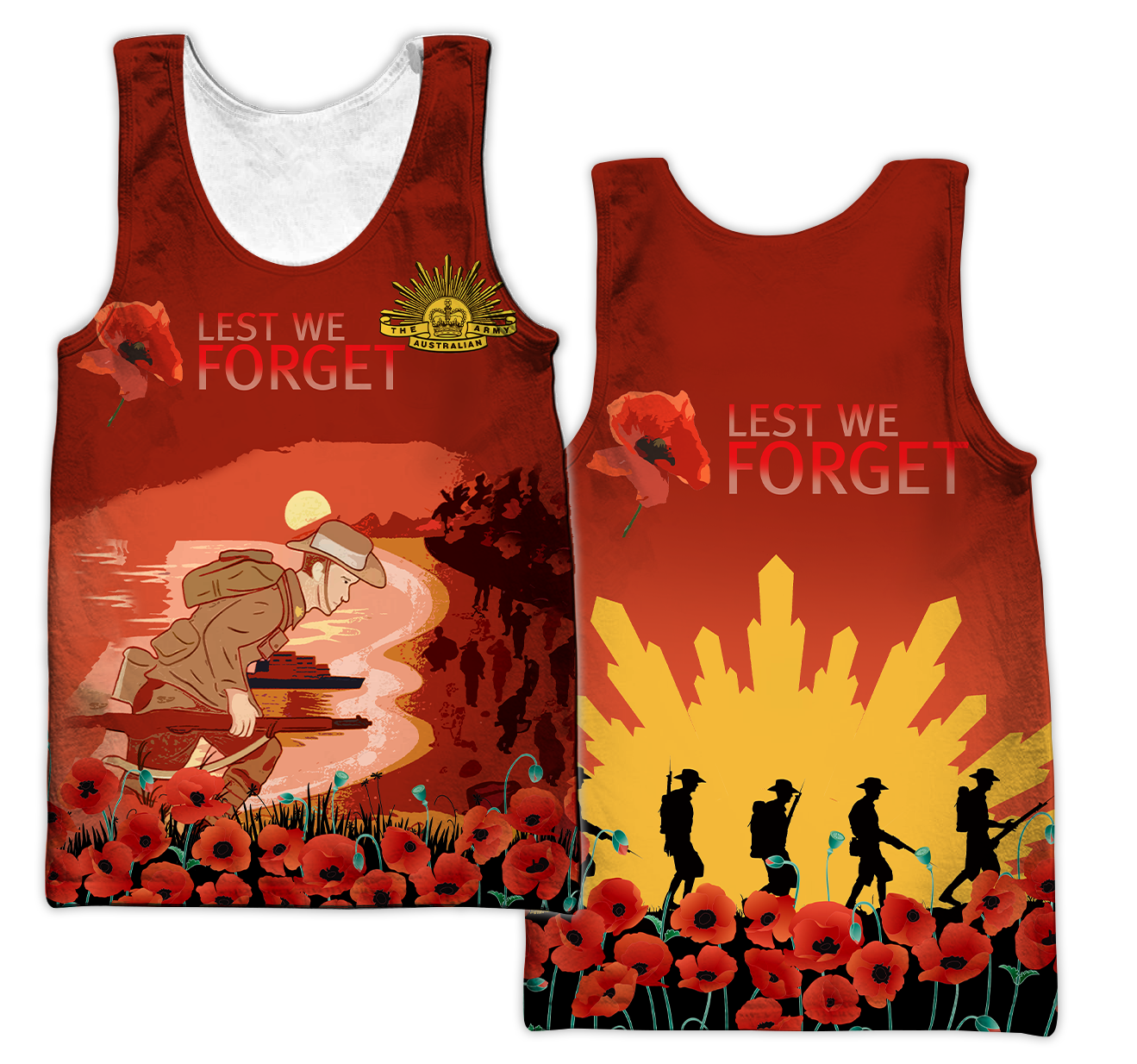 Premium Unisex Hoodie Remember Anzac Day ML PD25022101